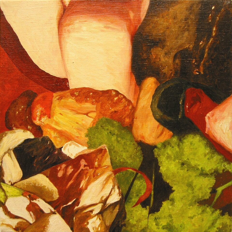 morceaux choisis #7, 2004, huile sur toile, 30x30 cm